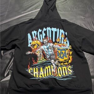 Sana Black Argentina Champions Hoodie